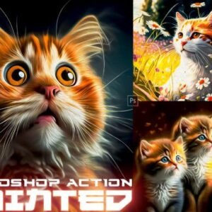 Painted Cartoon Photoshop Action