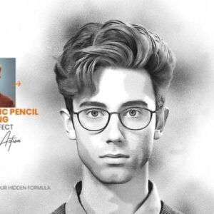 Realistic Pencil Drawing Action