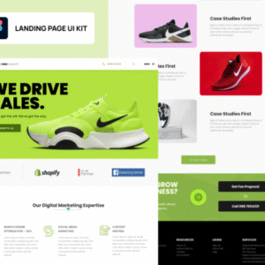 Shopify SEO Experts Landing UI Kit
