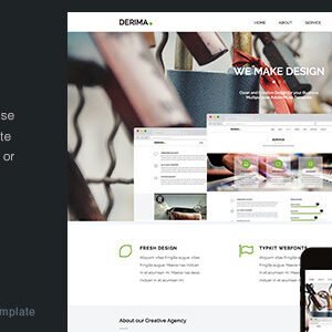 elements derima creative one page multi purpose