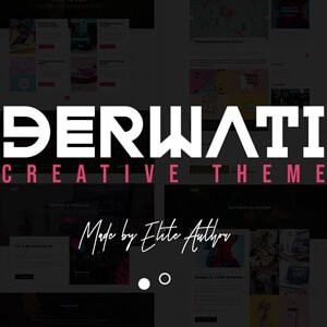 elements derwati trendy creative portfolio theme