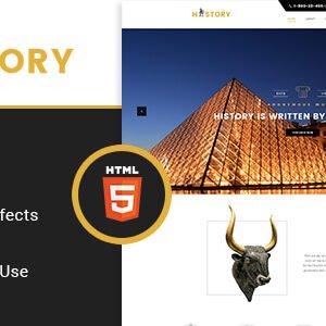 elements history museum exhibition wordpress theme