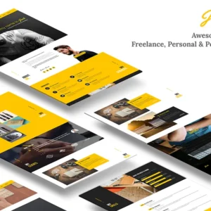 elements jonk cv resume personal muse template