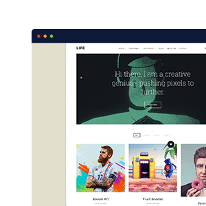 elements life boxed portfolio wordpress theme