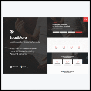 elements leadmore lead generation unbounce landing