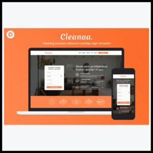 elements cleanaa cleaning services unbounce landing