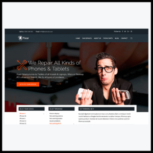 elements fixar phone computer repair theme