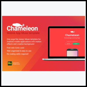 elements chameleon android app promo site muse