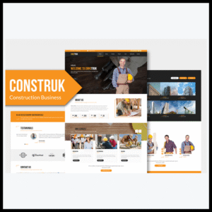 elements construk construction business muse template