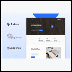 elements astron leadgen unbounce landing page