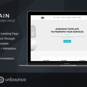 elements mountain cms unbounce template