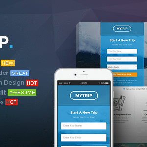 elements mytrip travel agency unbounce template
