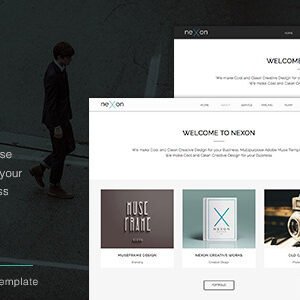 elements nexon multi page creative muse template