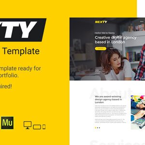elements nexty multipurpose portfolio agency template