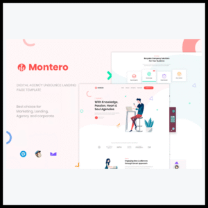 elements montero digital agency unbounce landing page