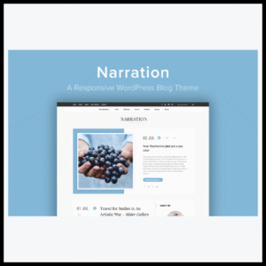 elements narration a responsive wordpress blog theme