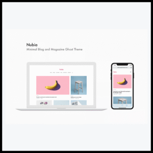elements nubia minimal blog and magazine ghost
